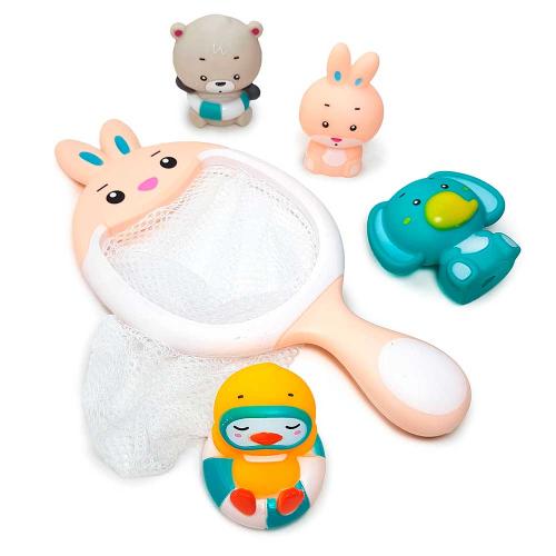 Набор игрушек для ванной Yatoya Сачок-Зайчик ЯиГрушка 12315