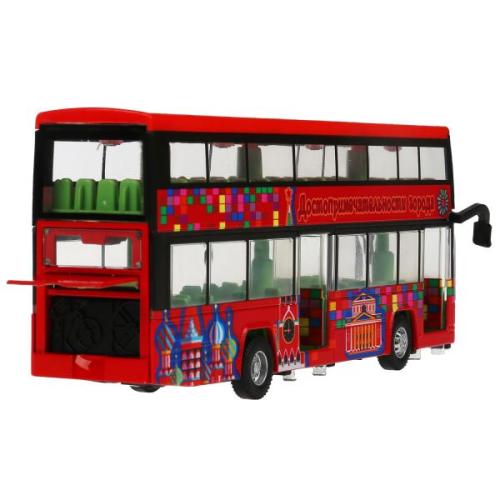 Игрушка Модель металлическая Автобус Технопарк 1705C051-R фото 2