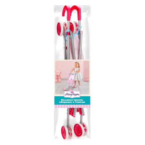 Коляска-трость для кукол Зайка Mary Poppins 67313 фото 3