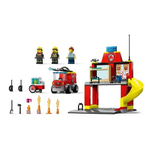 Конструктор Lego City 60375 Пожарная часть и пожарная машина фото 2