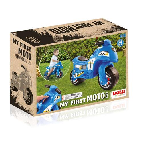 Детский мотоцикл-каталка My 1st Moto Dolu 8029 синий фото 2