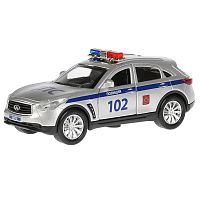 Машинка металлическая Infiniti QX70 Полиция Технопарк QX70-P