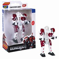 Трансформер 2в1 робот-белый тигр BONDIBOT Bondibon ВВ5893