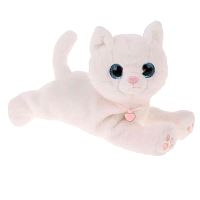 Мягкая игрушка Котёнок белый 20 см Angel Collection 682138