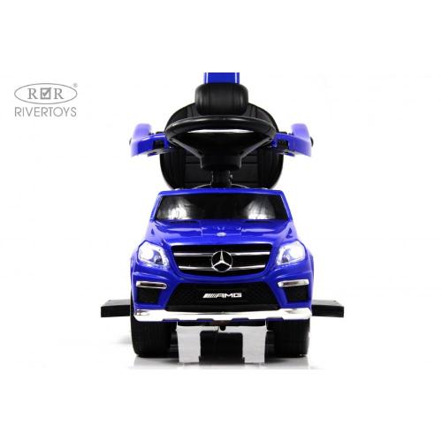 Детский толокар Mercedes-Benz GL63 RiverToys А888АА-Н синий фото 13