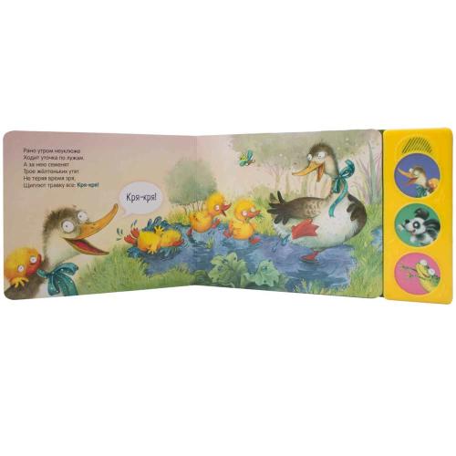 Книга с 3 звуковыми кнопками На речке Нажми и послушай Мозаика Kids 978-5-43151-803-4 фото 2