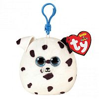 Мягкая игрушка-брелок Beanie Babies Squish-A-Boos mini Собачка Fetch 10 см Ty Inc 39567